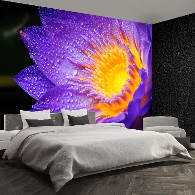 Papier peint decoratif Purple lotus