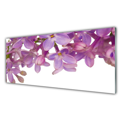 Tableaux sur verre acrylique Fleurs floral rose
