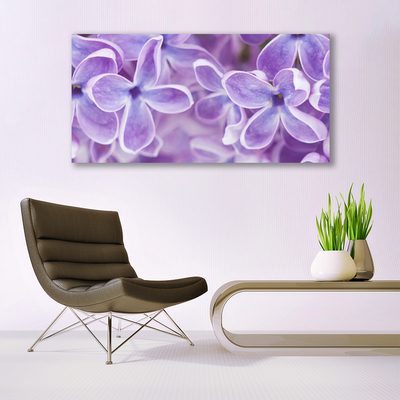 Tableaux sur verre acrylique Fleurs floral rose