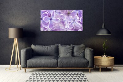 Tableaux sur verre acrylique Fleurs floral rose