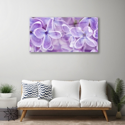 Tableaux sur verre acrylique Fleurs floral rose