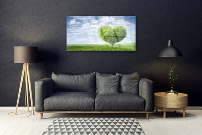 Image sur verre acrylique Arbre nature vert