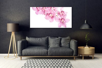Image sur verre acrylique Fleurs floral rose
