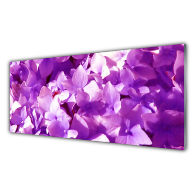 Image sur verre acrylique Fleurs floral rose