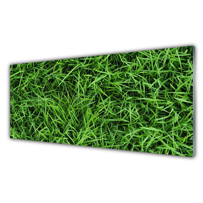 Crédence de cuisine en verre Herbe pelouse floral vert