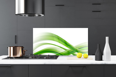Crédence de cuisine en verre Art abstrait art vert