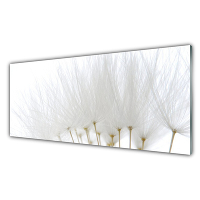 Crédence de cuisine en verre Fleurs floral blanc