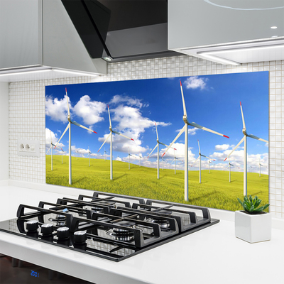 Crédence de cuisine en verre Terrain architecture vert