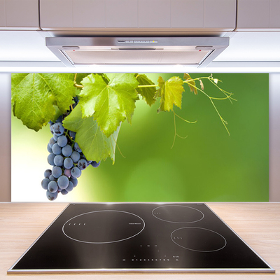 Panneaux de cuisine en verre Raisin cuisine violet