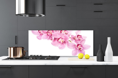 Panneaux de cuisine en verre Fleurs floral rose
