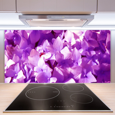 Panneaux de cuisine en verre Fleurs floral rose