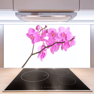 Panneaux de cuisine en verre Fleurs floral rose