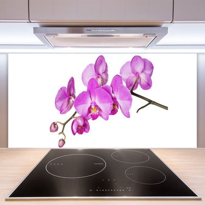 Panneaux de cuisine en verre Fleurs floral rose