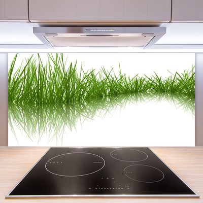 Panneaux de cuisine en verre Herbe nature vert