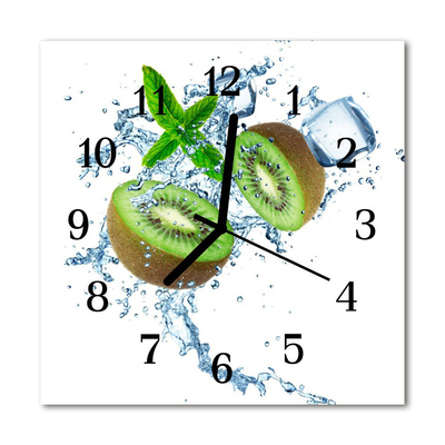 Horloge murale en verre Kiwi