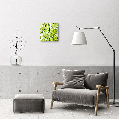 Horloge murale en verre Kiwi