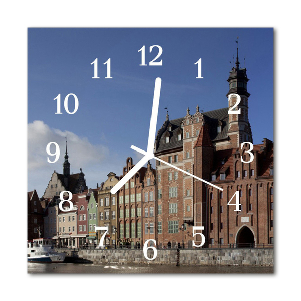 Horloge murale en verre Dantzig