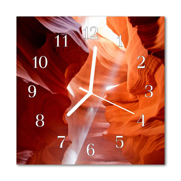 Horloge murale en verre Grotte