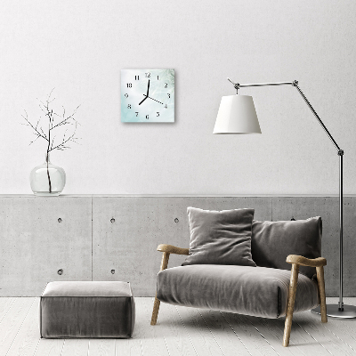 Horloge murale en verre Abstrait