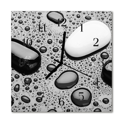 Horloge murale en verre Noyaux