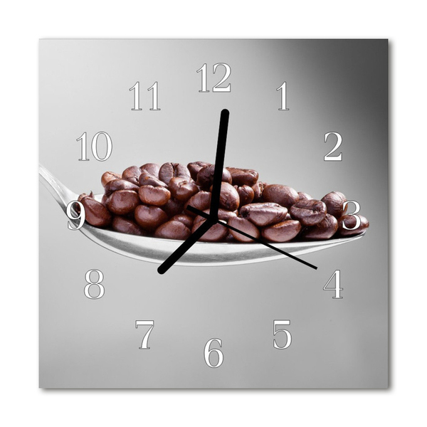 Horloge murale en verre Cuillère de café