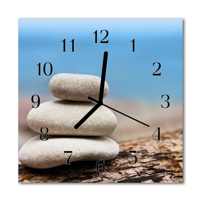Horloge murale en verre Noyaux
