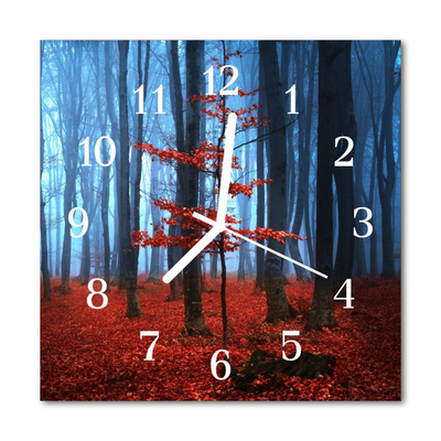 Horloge murale en verre Obscurité