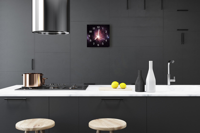 Horloge murale en verre Cosmos