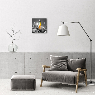 Horloge murale en verre Big ben