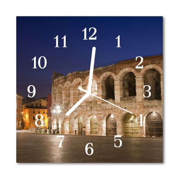 Horloge murale en verre Veilleuse