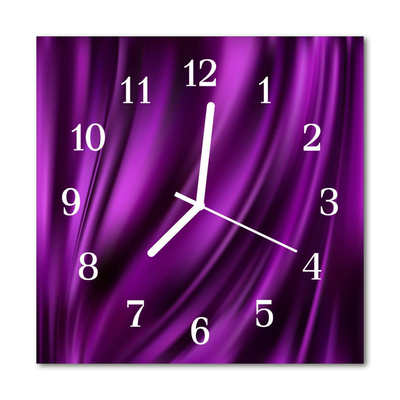 Horloge murale en verre Abstrait