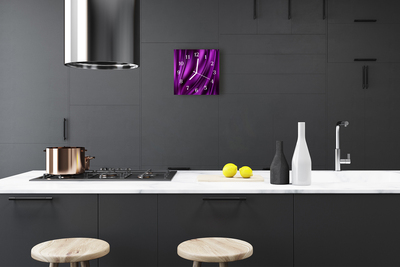 Horloge murale en verre Abstrait