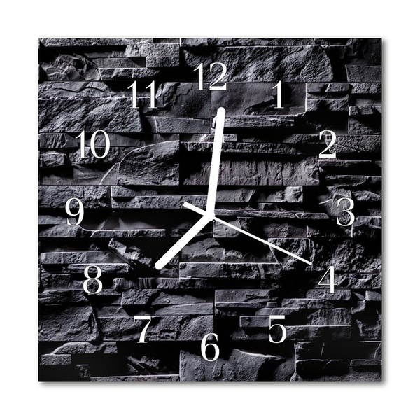Horloge murale en verre Noyaux