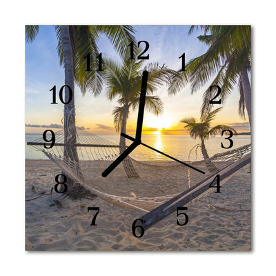 Horloge murale en verre Hamac