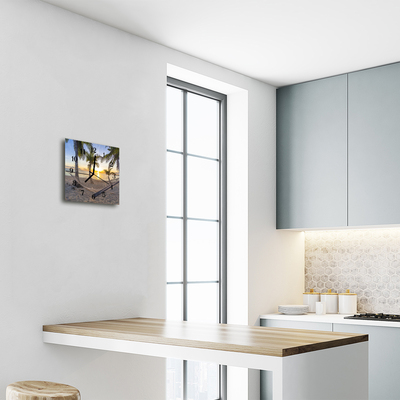 Horloge murale en verre Hamac