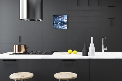 Horloge murale en verre Phare