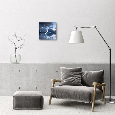 Horloge murale en verre Phare