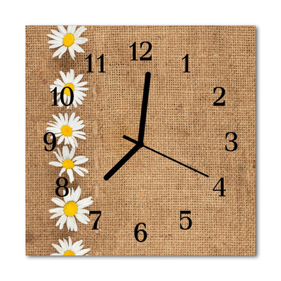Horloge murale en verre Marguerite