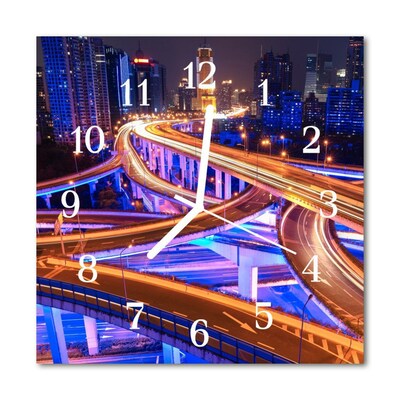 Horloge murale en verre Autopont