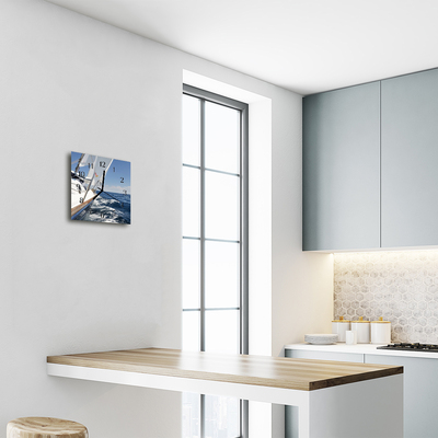 Horloge murale en verre Yacht