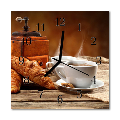 Horloge murale en verre Moulin