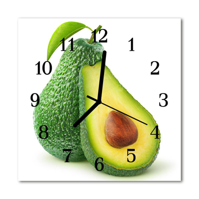Horloge murale en verre Avocat
