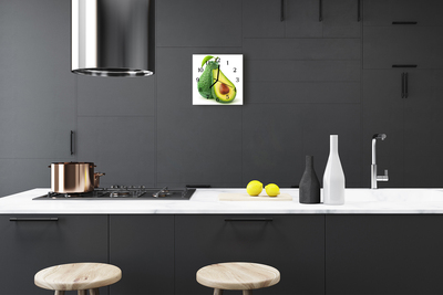 Horloge murale en verre Avocat