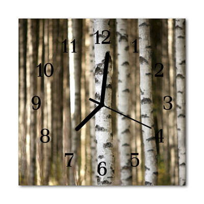 Horloge murale en verre Birken
