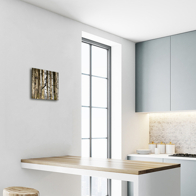 Horloge murale en verre Birken