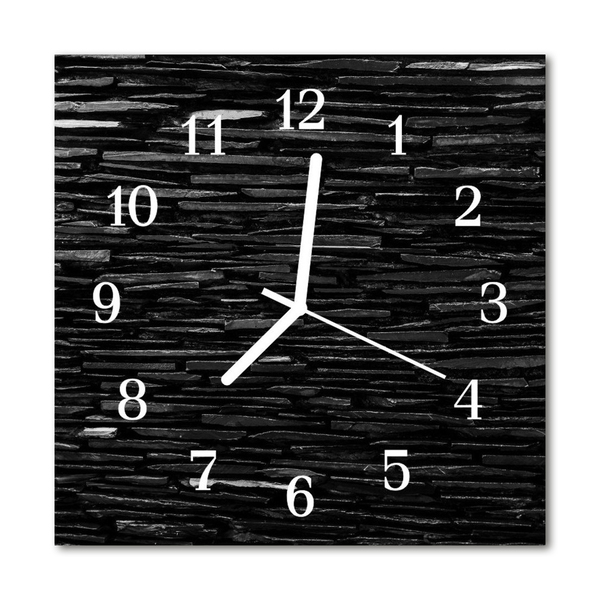 Horloge murale en verre Noyaux