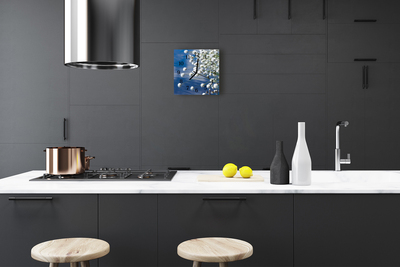 Horloge murale en verre Coton