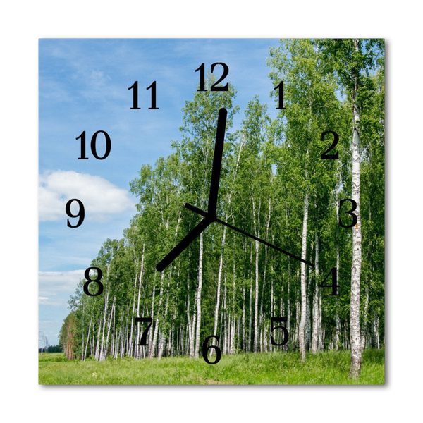Horloge murale en verre Birken