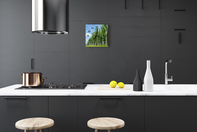 Horloge murale en verre Birken