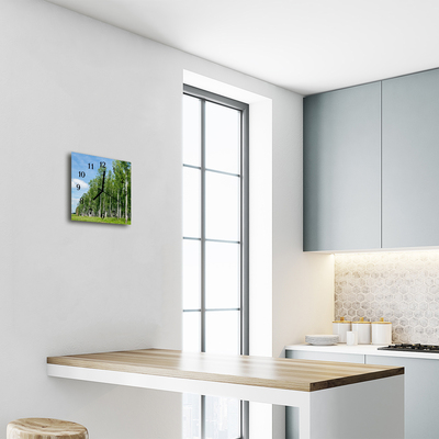 Horloge murale en verre Birken